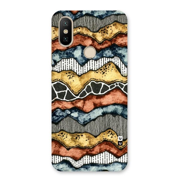 Best Texture Pattern Back Case for Mi A2