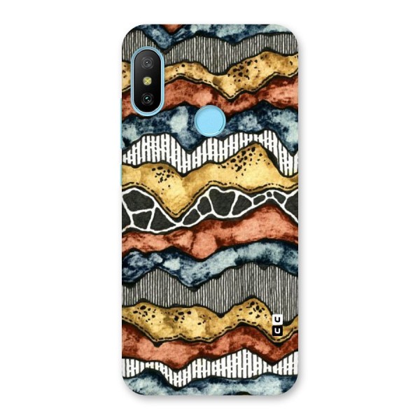 Best Texture Pattern Back Case for Redmi 6 Pro