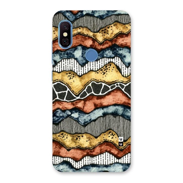 Best Texture Pattern Back Case for Redmi Note 6 Pro