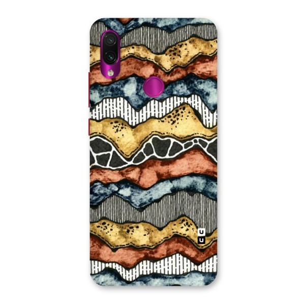 Best Texture Pattern Back Case for Redmi Note 7 Pro