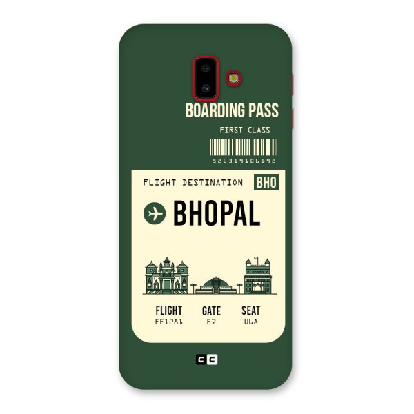 Bhopal Boarding Pass Back Case for Galaxy J6 Plus