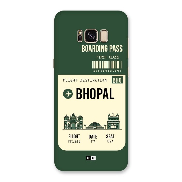 Bhopal Boarding Pass Back Case for Galaxy S8 Plus