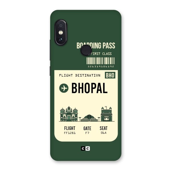 Bhopal Boarding Pass Back Case for Redmi Note 5 Pro