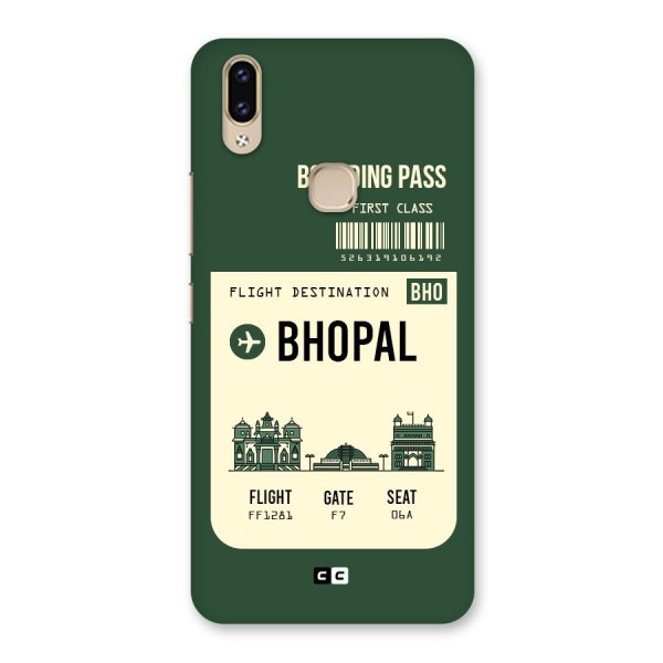 Bhopal Boarding Pass Back Case for Vivo V9