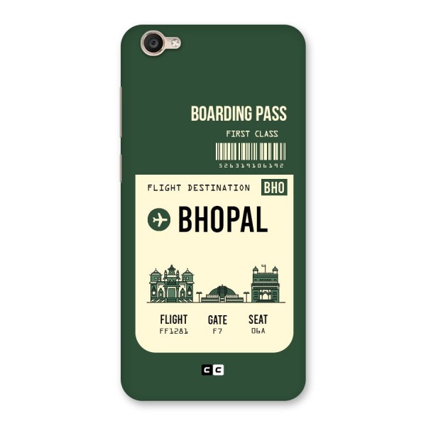 Bhopal Boarding Pass Back Case for Vivo Y55s