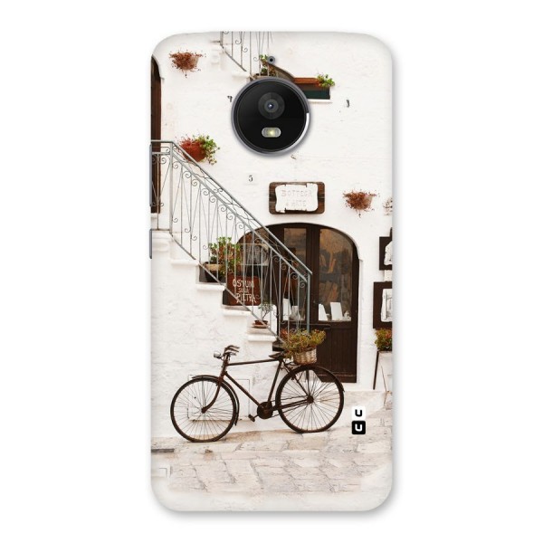 Bicycle Wall Back Case for Moto E4 Plus