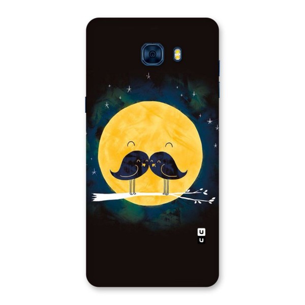 Bird Moustache Back Case for Galaxy C7 Pro