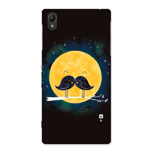 Bird Moustache Back Case for Sony Xperia Z1