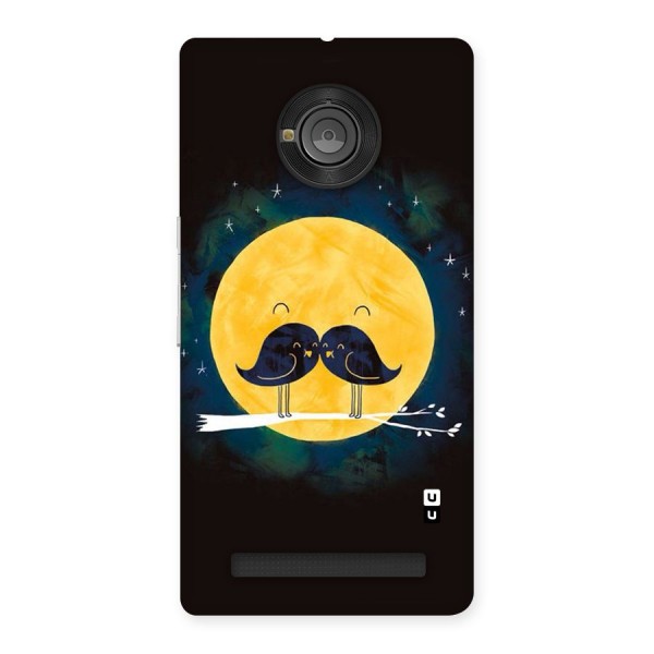 Bird Moustache Back Case for Yu Yuphoria