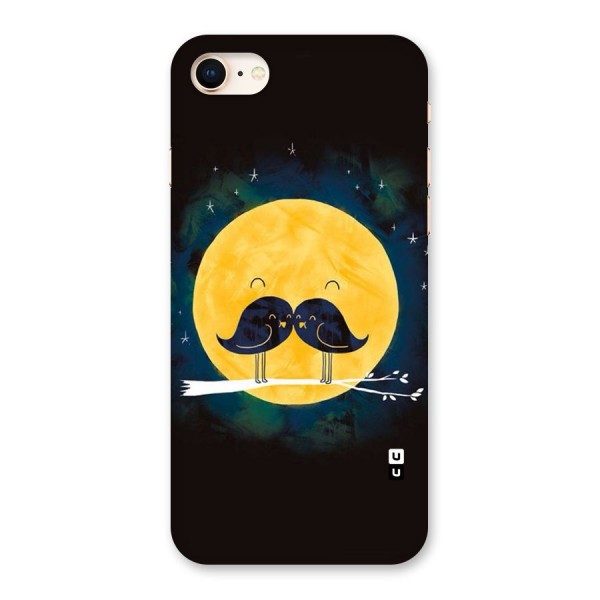 Bird Moustache Back Case for iPhone 8