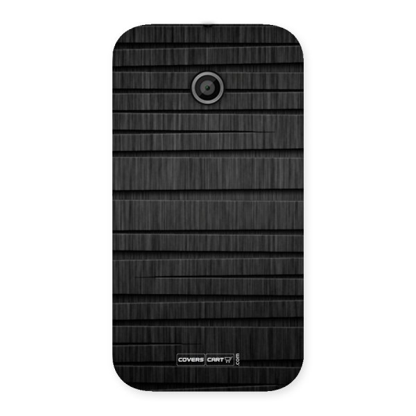 Black Abstract Back Case for Moto E