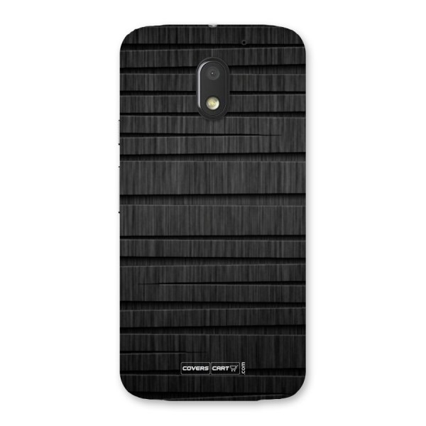 Black Abstract Back Case for Moto E3 Power