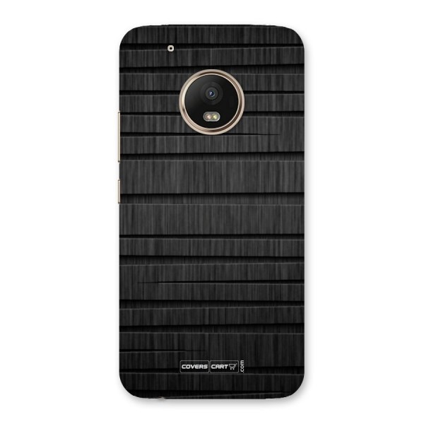 Black Abstract Back Case for Moto G5 Plus