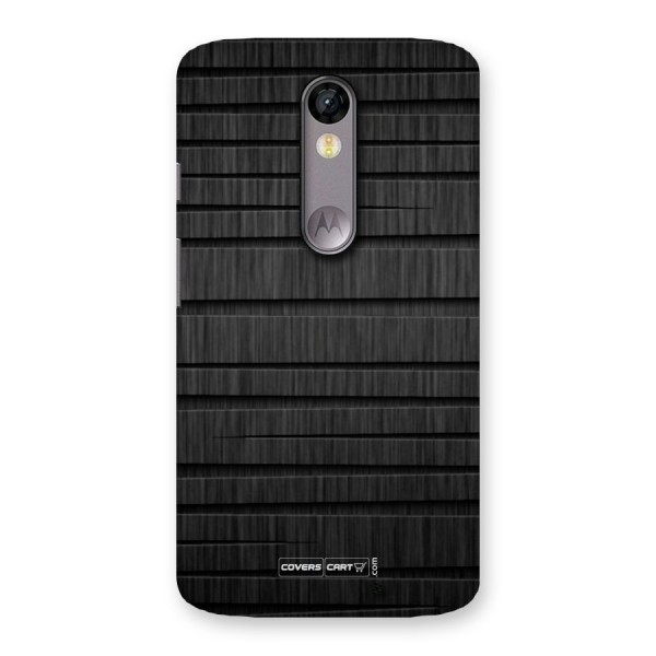 Black Abstract Back Case for Moto X Force