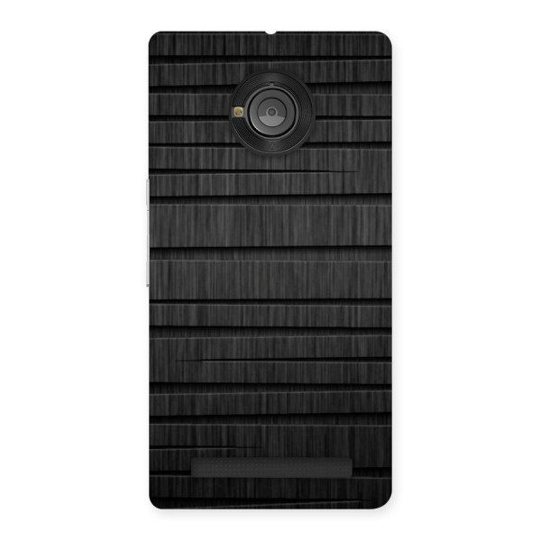 Black Abstract Back Case for Yu Yuphoria