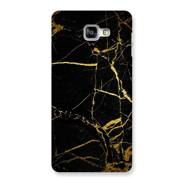 Black And Gold Design Back Case for Galaxy A9