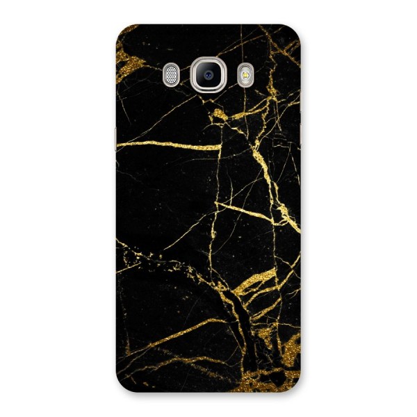 Black And Gold Design Back Case for Galaxy On8