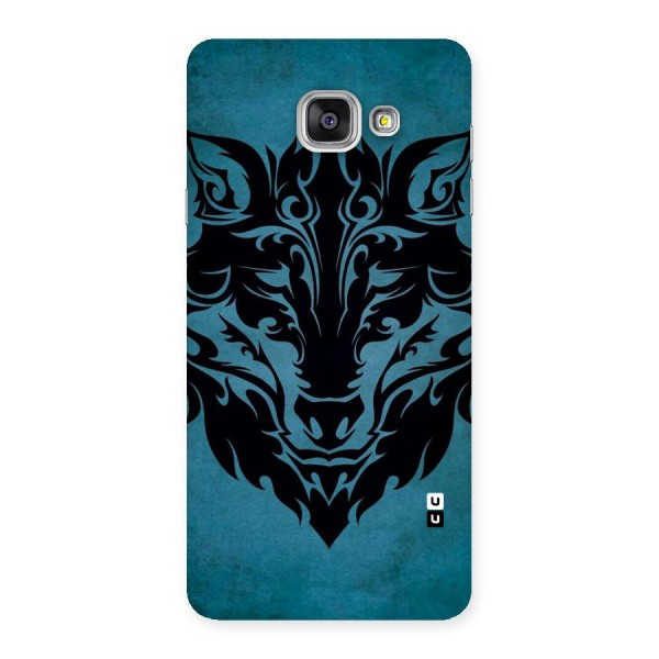 Black Artistic Wolf Back Case for Galaxy A7 2016