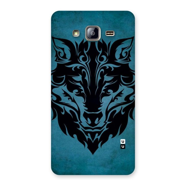 Black Artistic Wolf Back Case for Galaxy On5