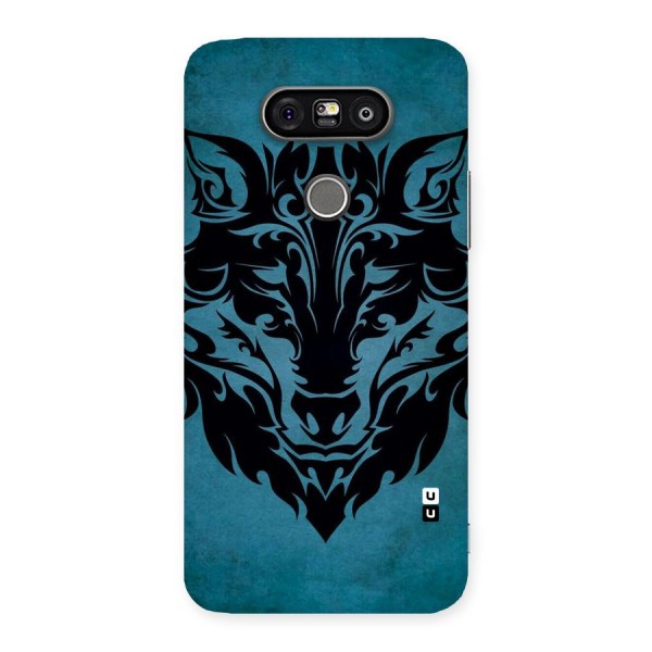 Black Artistic Wolf Back Case for LG G5