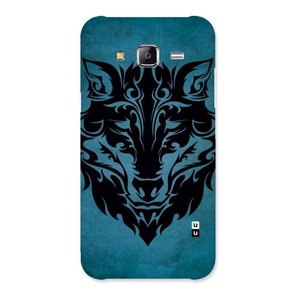 Black Artistic Wolf Back Case for Samsung Galaxy J5