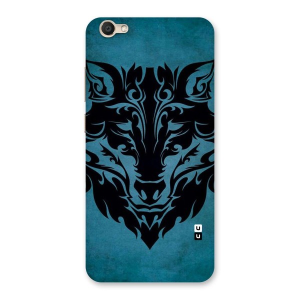 Black Artistic Wolf Back Case for Vivo V5