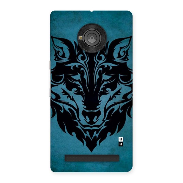 Black Artistic Wolf Back Case for Yu Yuphoria