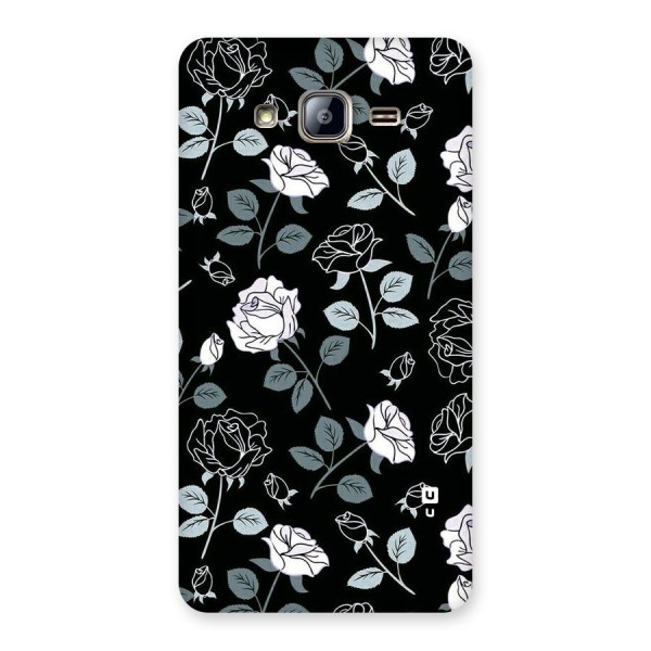 Black Artsy Bloom Back Case for Galaxy On5