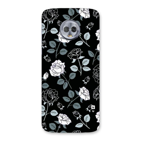 Black Artsy Bloom Back Case for Moto G6