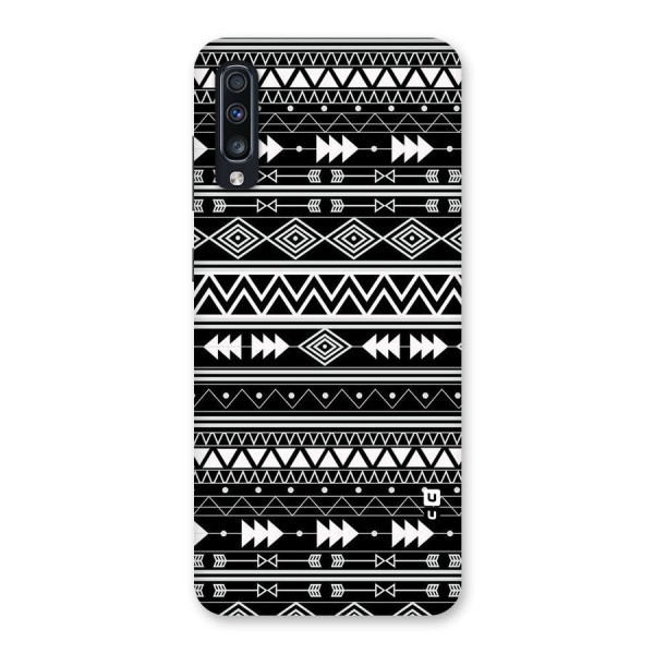 Black Aztec Creativity Back Case for Galaxy A70