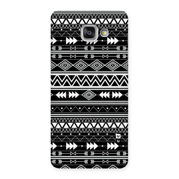 Black Aztec Creativity Back Case for Galaxy A7 2016