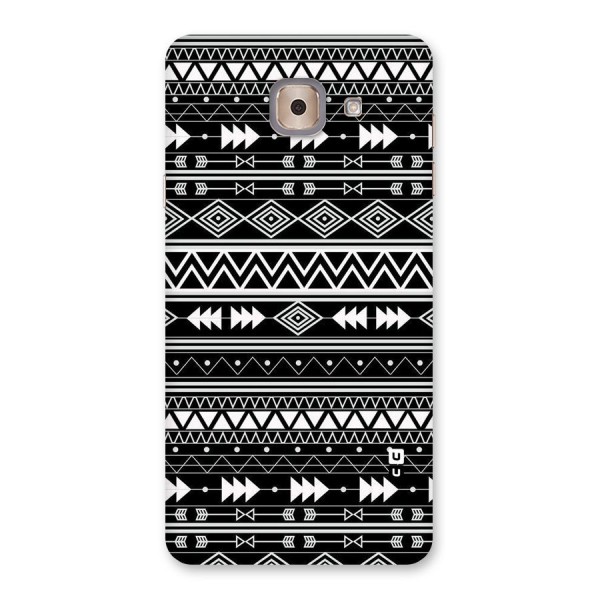 Black Aztec Creativity Back Case for Galaxy J7 Max