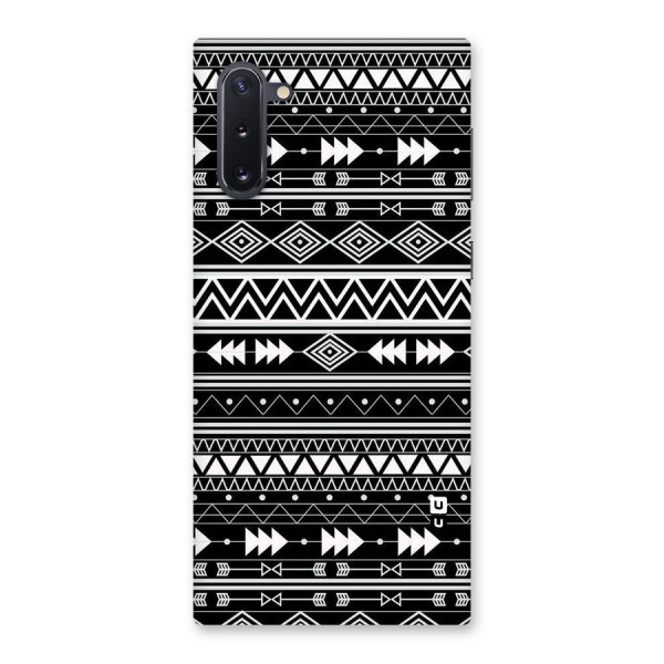 Black Aztec Creativity Back Case for Galaxy Note 10