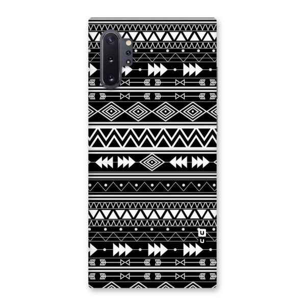 Black Aztec Creativity Back Case for Galaxy Note 10 Plus