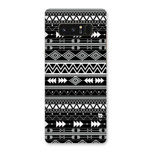 Black Aztec Creativity Back Case for Galaxy Note 8