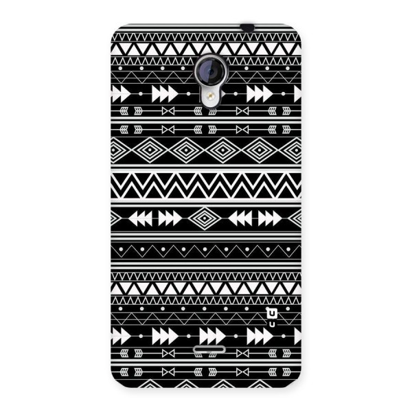 Black Aztec Creativity Back Case for Micromax Unite 2 A106