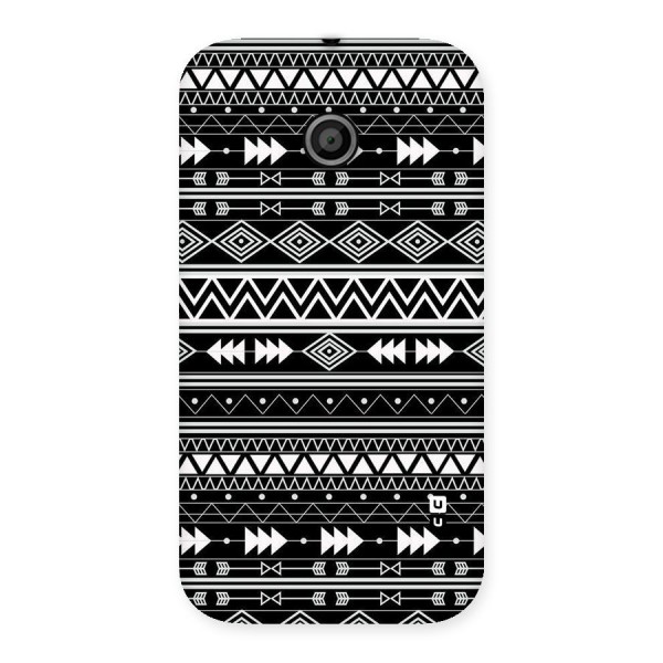 Black Aztec Creativity Back Case for Moto E