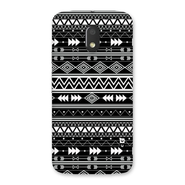 Black Aztec Creativity Back Case for Moto E3 Power