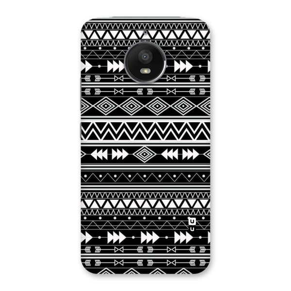 Black Aztec Creativity Back Case for Moto E4 Plus