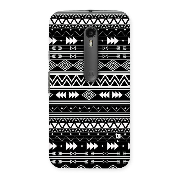 Black Aztec Creativity Back Case for Moto G3