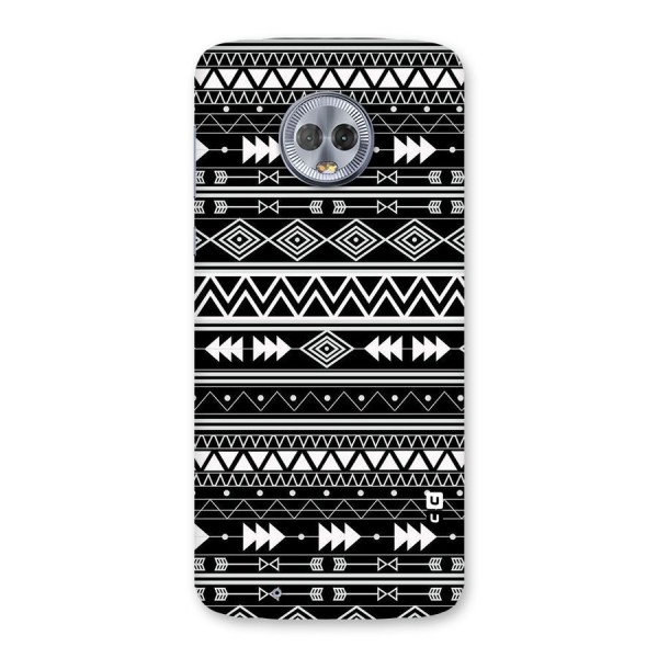 Black Aztec Creativity Back Case for Moto G6