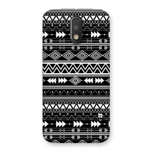 Black Aztec Creativity Back Case for Motorola Moto G4