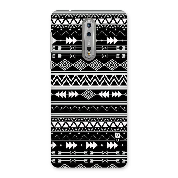 Black Aztec Creativity Back Case for Nokia 8