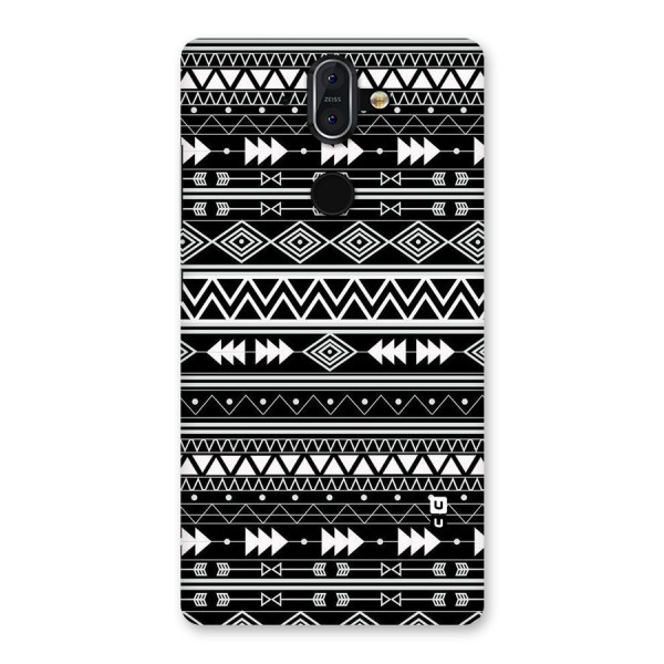 Black Aztec Creativity Back Case for Nokia 8 Sirocco