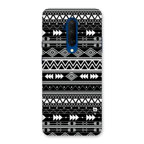 Black Aztec Creativity Back Case for OnePlus 7T Pro