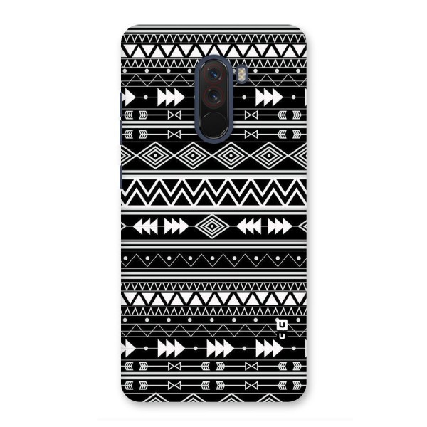 Black Aztec Creativity Back Case for Poco F1