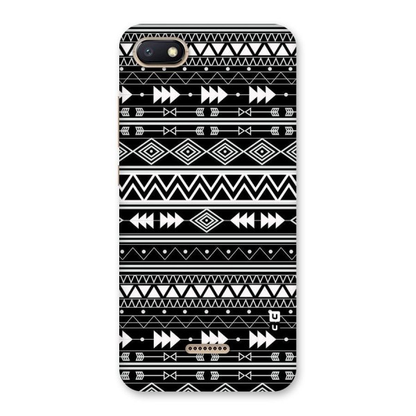 Black Aztec Creativity Back Case for Redmi 6A