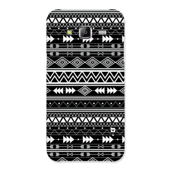 Black Aztec Creativity Back Case for Samsung Galaxy J5