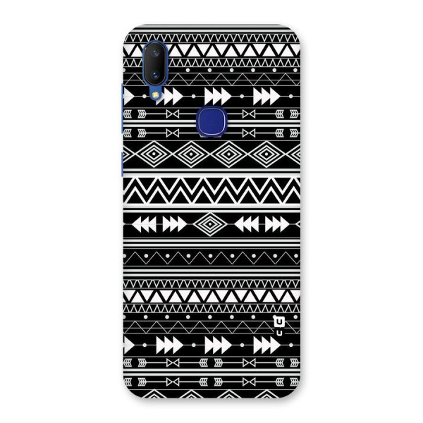 Black Aztec Creativity Back Case for Vivo V11