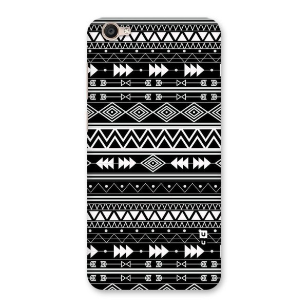 Black Aztec Creativity Back Case for Vivo Y55s